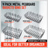 4Pc Pegboard Baskets Set Storage Bins Peg Board Organizer 4 Size Display Hangers