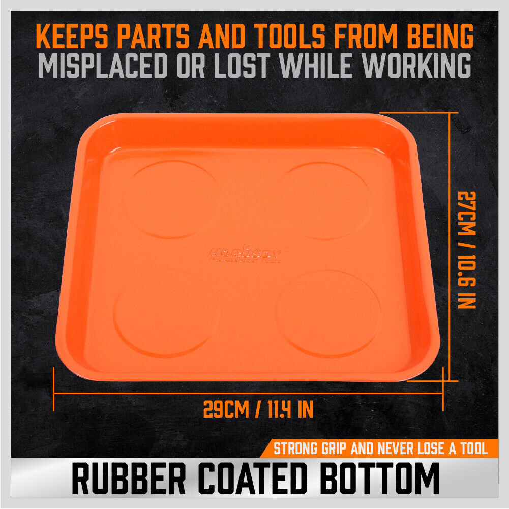 3Pcs Magnetic Parts Tray Set Small Parts Tool Organization Non Slip