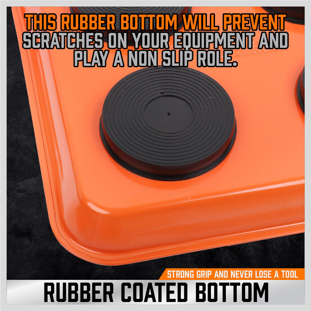 3Pcs Magnetic Parts Tray Set Small Parts Tool Organization Non Slip