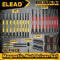 ELEAD 35 Piece Magnetic Nut Driver Bit Set, Metric & SAE 1/4" Hex Shank, CR-V