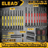 ELEAD 35 Piece Magnetic Nut Driver Bit Set, Metric & SAE 1/4" Hex Shank, CR-V