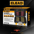 ELEAD 35 Piece Magnetic Nut Driver Bit Set, Metric & SAE 1/4" Hex Shank, CR-V