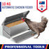 10KG 12.5L Garden Farm Automatic Food Storage Box Stand Chicken Feeder Poultry