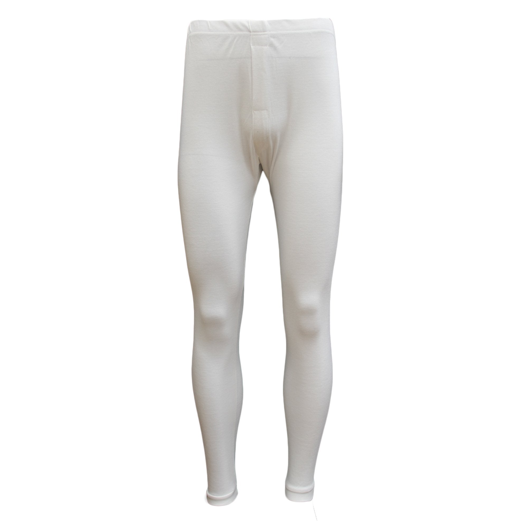 Mens Merino Wool Top Pants Thermal Leggings Long Johns Underwear Pajamas, Men's Long Johns - Beige, 2XL