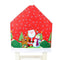 10x Christmas Chair Covers Dinner Table Santa Hat Snowman Home DÃ©cor Ornaments, Santa (10 Chair Covers)