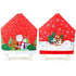 10x Christmas Chair Covers Dinner Table Santa Hat Snowman Home DÃ©cor Ornaments, Santa (10 Chair Covers)