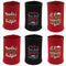 6x Christmas Stubby Stubbie Holders Beer Bottle Drink Can Cooler Santa Reindeer, B