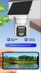 4G Solar Powered Security Camera AI Detection Night Vision