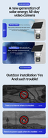4G Solar Powered Security Camera AI Detection Night Vision
