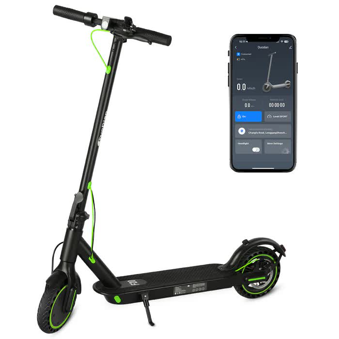 BUNA ULTRA Electric Scooter for Adults, 500W Motor, 35KM/H, 55 KM Range, 10" Pneumatic Tires