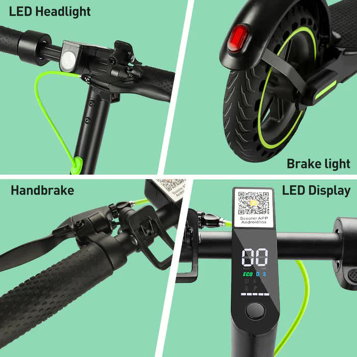 BUNA ULTRA Electric Scooter for Adults, 500W Motor, 35KM/H, 55 KM Range, 10