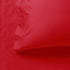 1000TC Ultra Soft Fitted Sheet & Pillowcase Set - King Single Size Bed - Red