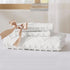 Tufted Boho Embroidery Quilt/Doona/Duvet Cover Set - White - King Size