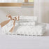 Tufted Boho Embroidery Quilt/Doona/Duvet Cover Set - White - Super King Size
