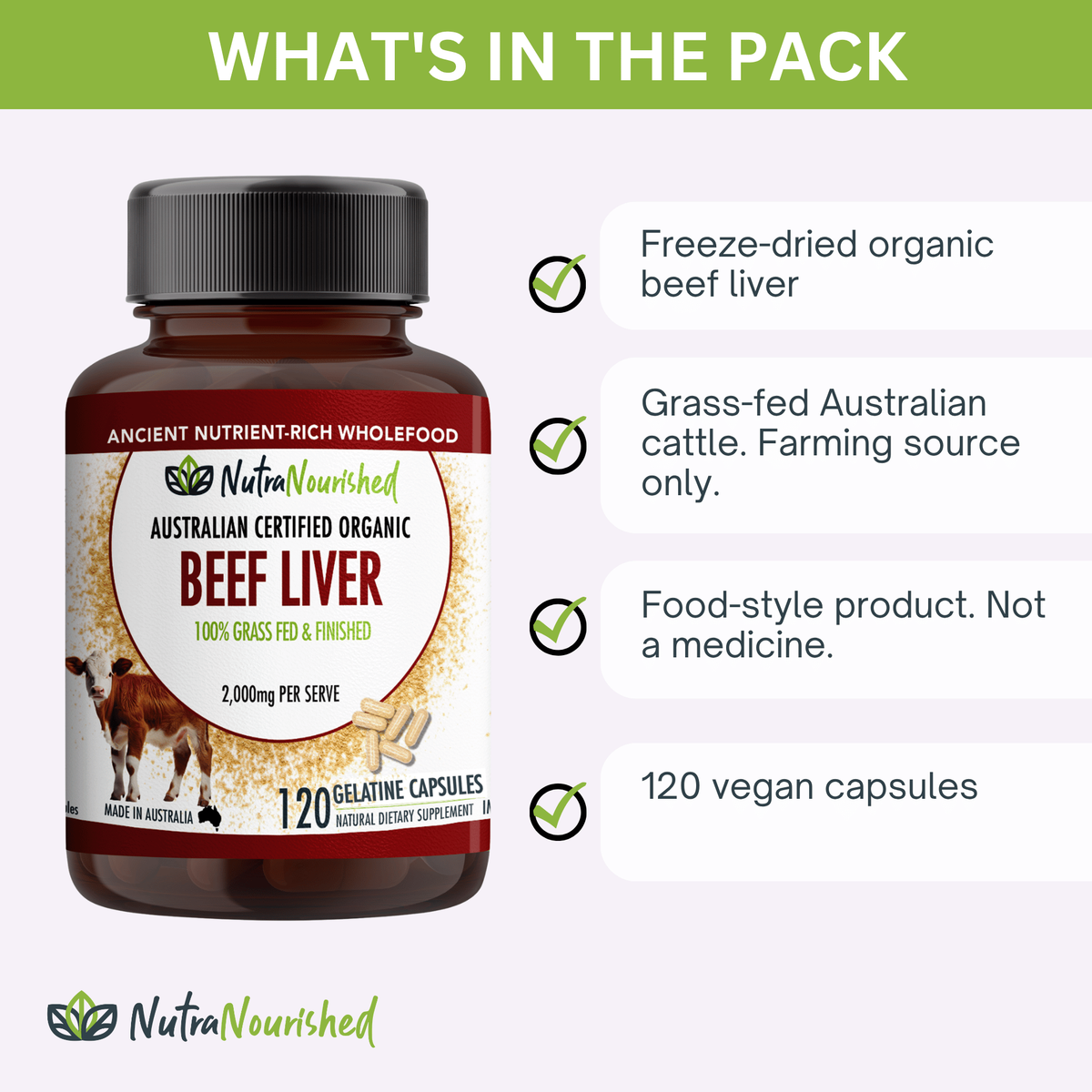 Organic Beef Liver Capsules