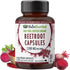 Nutra Nourished Organic Beetroot Capsules 120 Vegan Caps 2000mg Australian Made