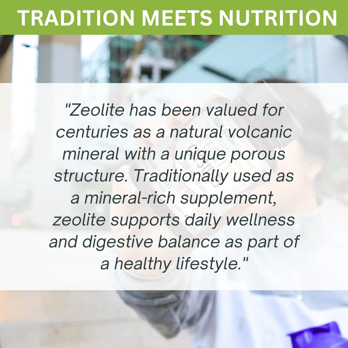 Nutra Nourished Zeolite Capsules 60 Vegan Caps 600mg Micronised Volcanic Mineral