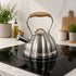 Whistling Kettle 2.8L – Stainless Steel Foldable Handle Camping/Home