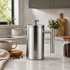 French Press Coffee Maker 1000ml in Stainless Steel with Silver Finish
