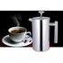 French Press Coffee Maker 1000ml in Stainless Steel with Silver Finish