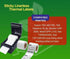 6 Rolls Linerless Printing Label Paper 80 mm × 52 m for Takeaway Shop Restaurant