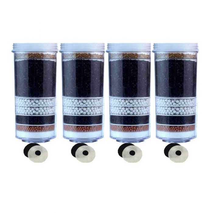 8 Stage Fluoride Reduction Water Filter Cartridges x 4