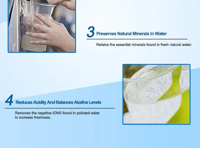 20 Litre Water Purifier + 3 X 8 Stage Filter + Maifan Stones