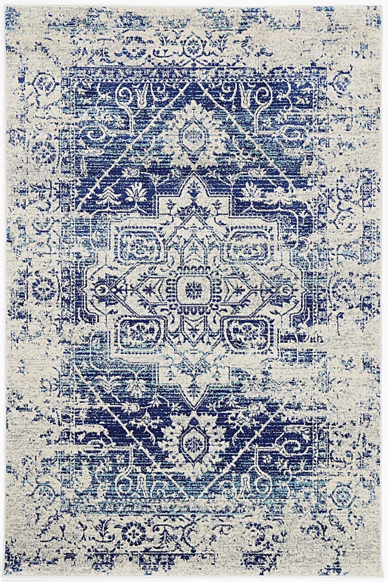 Transitional Distressed Rug – Erased‑Weave Design, Easy‑Care Polypropylene 160x230