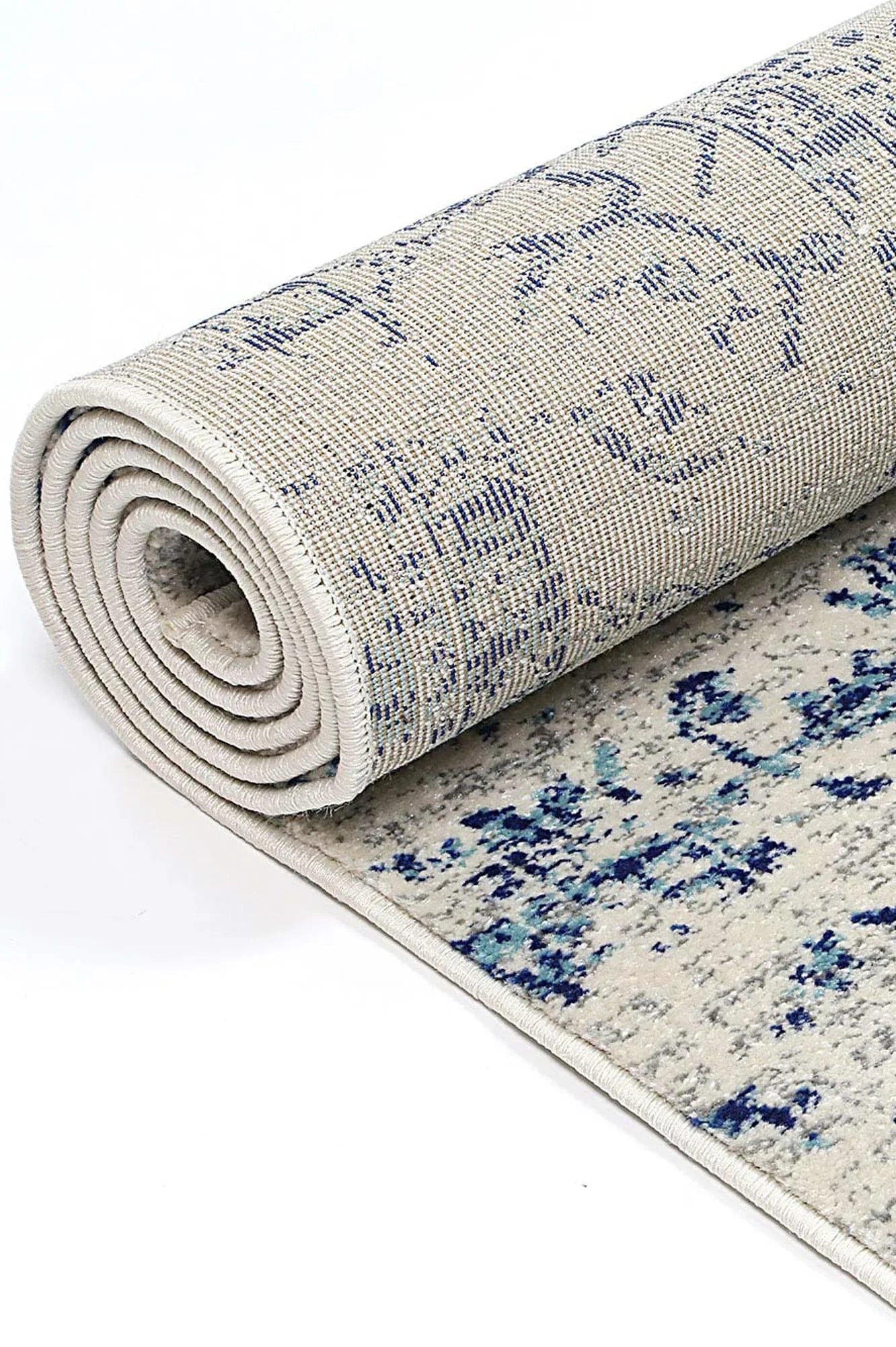 Transitional Distressed Rug – Erased‑Weave Design, Easy‑Care Polypropylene 160x230