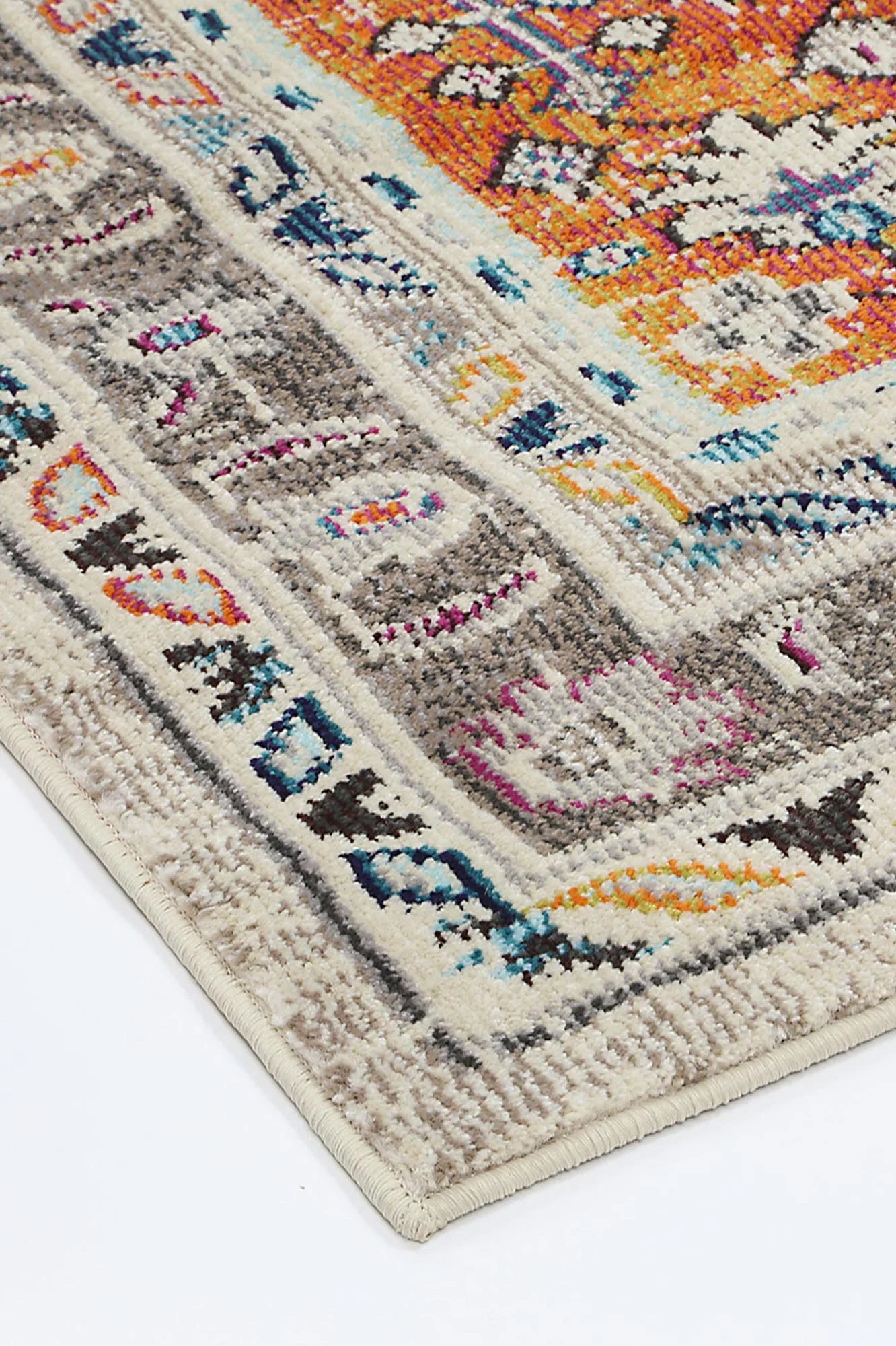 Transitional Distressed Rug – Erased‑Weave Design, Easy‑Care Polypropylene 240x330