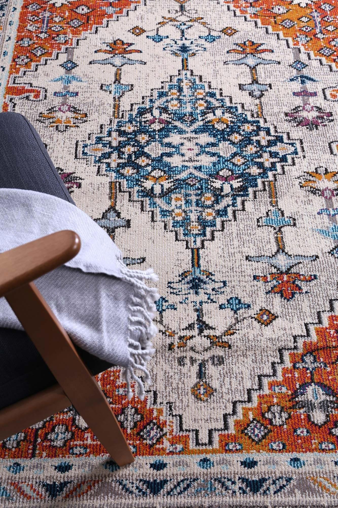 Transitional Distressed Rug – Erased‑Weave Design, Easy‑Care Polypropylene 240x330