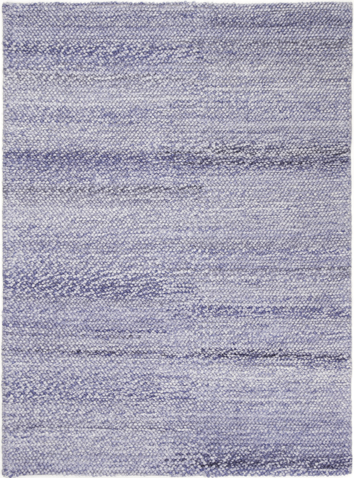 Harlow Loopy Blue Wool Blend Rug 160x230