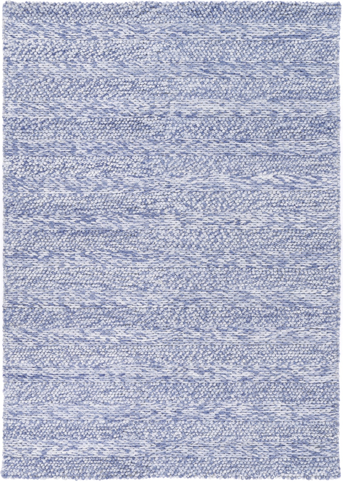 Harlow Ringlets Blue Wool Blend Rug 200x290