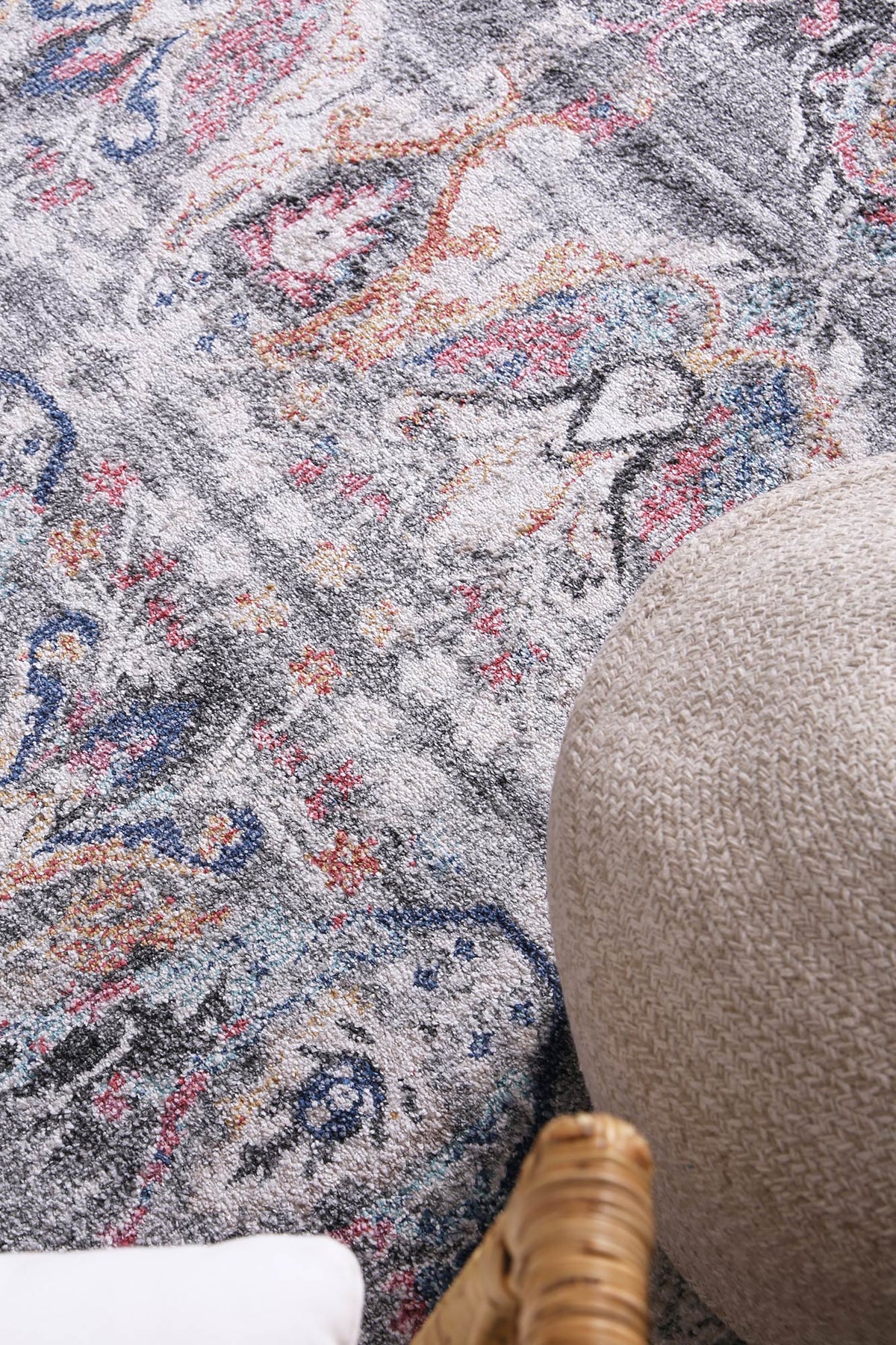 Salsa Lyndhurst Transitional Rug Muted Multi 200x290cm Easy Clean Area Rug