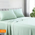 1200TC Queen Sheet Set – Mint, Cotton‑Poly Blend, Smooth & Wrinkle‑Resistant