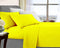 ultra soft microfibre sheet set king single yellow