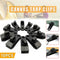 10-Pack Heavy-Duty Awning and Tarp Clips for Camping, Adjustable Grip Set