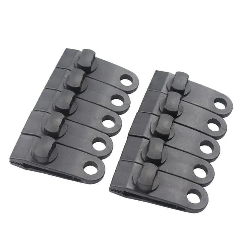 10-Pack Heavy-Duty Awning and Tarp Clips for Camping, Adjustable Grip Set
