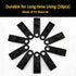 10-Pack Heavy-Duty Awning and Tarp Clips for Camping, Adjustable Grip Set