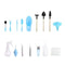 16X Mini Garden Hand Tools Transplanting Succulent Plant Gardening Tool Rake Set - Blue