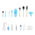 16X Mini Garden Hand Tools Transplanting Succulent Plant Gardening Tool Rake Set - Blue