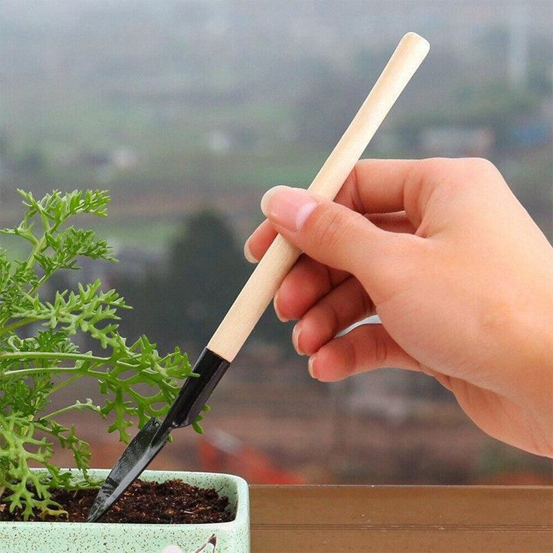 16X Mini Garden Hand Tools Transplanting Succulent Plant Gardening Tool Rake Set - Blue