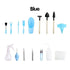 16X Mini Garden Hand Tools Transplanting Succulent Plant Gardening Tool Rake Set - Blue