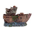 Aquarium Mini Pirate Boat Ornament Resin Fish Tank Decoration Shipwreck, 8cm