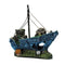 Aquarium Fish Tank Boat Ornament Pirate Ships Resin Landscape Underwater Decor - A080 Ship