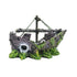 Aquarium Fish Tank Boat Ornament Pirate Ships Resin Landscape Underwater Decor - Cruciform Ship