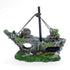 Aquarium Fish Tank Boat Ornament Pirate Ships Resin Landscape Underwater Decor - Cruciform Ship
