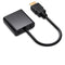 Jasoz 1080P Hdmi Male To Vga Female Video Adapter Cable Converter Chipset - Black