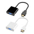Jasoz 1080P Hdmi Male To Vga Female Video Adapter Cable Converter Chipset - Black