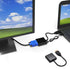 Jasoz 1080P Hdmi Male To Vga Female Video Adapter Cable Converter Chipset - Black